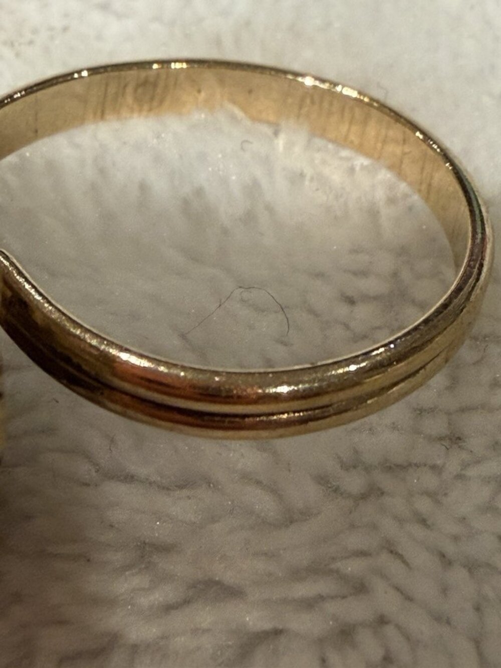 Vintage Sarah Coventry LIGHTS RING Gold Crystal Rhinestone Adjustable - Picture 6 of 8